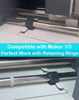 Rubber Roller Replacement Compatible with Cricut Maker/Maker 3, Mat Guide Rubbers for Cricut Repair Accessories