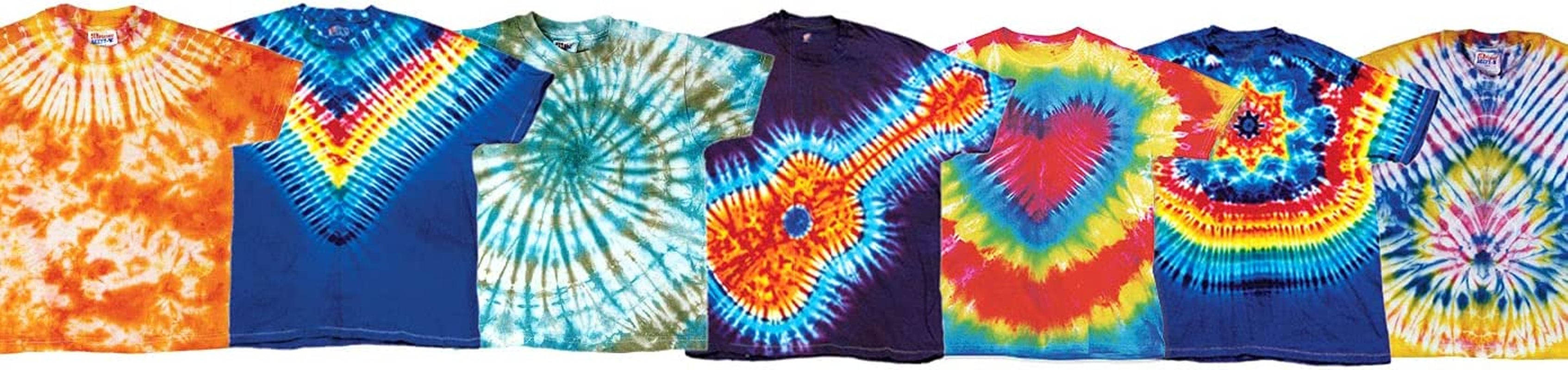 Procion Mx Dye 4 Color Set with Soda Ash and Color Mixing Chart - Lemon Yellow - Fuchsia - Turquoise - Jet Black