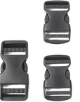 6PCS Plastic Buckles for Straps 1 Inch - Side Release Buckle, Sewing Clips for Dog Collar