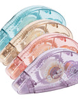 4 Pack Double Sided Tape Roller, Scrapbook Supplies, Glue Tape Roller for Crafts, Double-Sided Adhesive Tape Runner for Scrapbooking, School Office Journaling Supplies (0.31 in X 26.25 Ft)