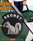 Secret Squirrel Patch for Airsoft Gear - Police Gear Hat Patches for Backpacks Tactical Patches Army Patches for Hats Police Patches - Military Patches for Jackets Tactical Morale Patches Funny