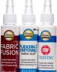 Fabric Specialty Glue .66Oz 3/Pkg, Clear