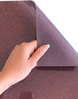 Glitter HTV 12"X3Ft Roll (Burgundy) Iron on Heat Transfer Vinyl