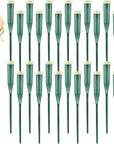 90 Pcs 6 Inch Floral Water Tubes Green Floral Tubes Plastic Flower Tubes Supplies for Fresh Flowers with Rubber Cap for Flower Stem Arrangements Florist Supplies