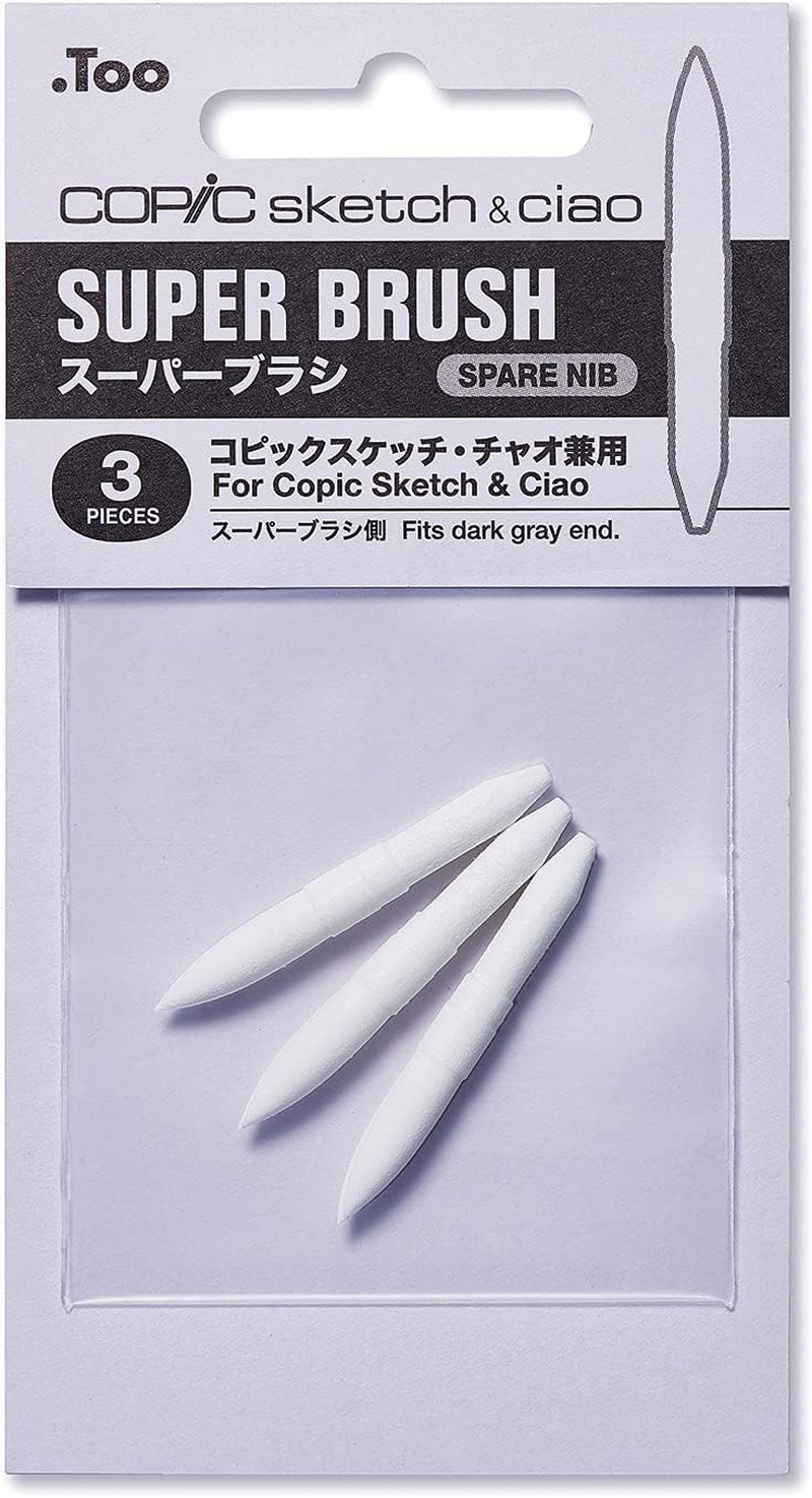 Markers Super Brush Nib (003355), White
