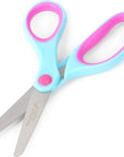 Kids Scissors, Student Scissors with Comfort Grip, Bulk Safety Scissors for School and Classrooms, Orange, Blue, and Pink Children Scissors, 12 Pack