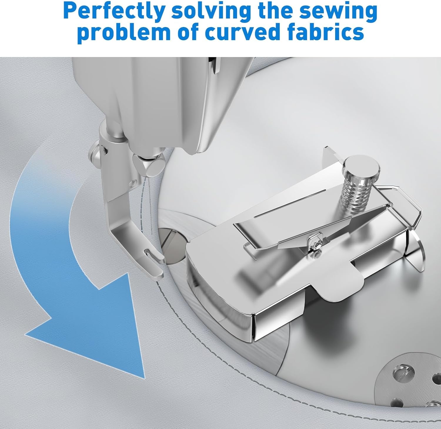 Magnetic Seam Guide for Sewing Machine, Magnetic Seam Guide with Clip, Multifucntional Seam Guide, Hemmer Guide, Magnet Hem Guide for Sewing Machine, Universal Sewing Accessories and Supplies