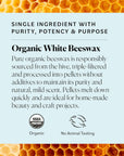 - Organic White Beeswax - DIY Home Essentials - Beauty, Skin Care, & Crafts - Candle Making Supplies - Make Lip Balm, Candles, Soap, Lotion, Cream, Body Butter - Mild Natural Scent, 16Oz