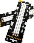 Professional White Charcoal Pencils Set -  3 Pieces Sketch Highlight White Pencils for Drawing, Sketching, Shading, Blending, White Chalk Pencils for Beginners & Artists