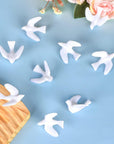 36 Mini Doves for Crafts, 1.5 Inch Bulk White Dove Miniature Birds for Crafts Wedding Cake Decoration (36PCS 1.5 Inch)