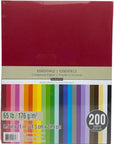 Cardstock Paper, Essentials 20 Colors - 200 Sheets 8-1/2 X 11