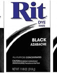 Powder Dye, 1-1/8 Oz, Black, 3-Pack