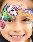 39 Colors Face Paint Kit for Kids: Professional Face Painting Kit with 6 Stencils and 13 Brushes - Water Activated Facepaint Makeup Kit - Non Toxic Face Paint for Halloween and Christmas