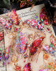 Butterfly Stickers Set (120 Pieces with 6 Themes)-Gorgeous Crystals Holographic Transparent Resin Waterproof Sticker Decals for Scrapbook Supplies Junk Bullet Journals Laptop Crafts Decor