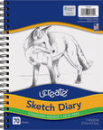 Sketch Diary P4794, 11" X 8 1/2", 70 Sheets