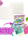 DIY Soap Making Kit Refill Pack - 60 Soap Cubes for the Super Soap Studio Kit- 30 Clear and 30 White Soap Cubes Included- Make Your Own Soap for Boys Girls- Fun Education Activity for Kids 6+