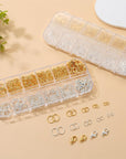 5 Sizes Silver and Gold Open Jump Rings, 500PCS O Rings and Lobster Clasps, Small and Large Jump Rings for Jewelry Making and Keychains