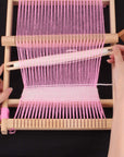 Weaving Loom Kit, 15.2" H X 9.85" W Wooden Tapestry Looms, Warp Frame Loom Heddle Bar for Weave Board Weaver Tapestry Kids Beginner