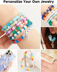 22000 Pcs Clay Beads for Bracelet Making Kit, 120 Colors Flat round Polymer Clay Beads, Friendship Bracelet Kit Heishi Beads for DIY Jewelry Making, Crafts Gift for Girls Teen Ages 6-12