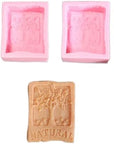 4-Pack Tree & Natural Pattern Silicone Soap Mold for Natural Skincare Soap Making, DIY Skincare Products & Gifts Small Business