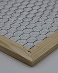 Unfinished Wood Chicken Wire Frame - Ready to Decorate, Add Photos, Collages, Jewelry and More - Measures 9.5" X 11.5" inside 8"X10" | 2 Pack