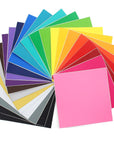 631 Matte Vinyl - 24 Pack of Top Colors - 12" X 12" Sheets