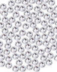 288PCS SS30 6MM Hotfix Rhinestones, Flatback Hotfix Crystals for Crafts Clothes Shoes, round Glass Gemstones (Crystal Clear)