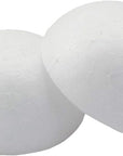 10PCS 2“ White Foam Balls Half round Hemispherical Christmas Craft Ball Wedding Decoration DIY Art Decoration