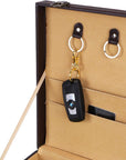 5 Set Key Chain Flat Key Rings Women Metal Swivel Clasps Snap-On Keychain Ring Hook Spring Clip Snap Hook Lobster Clasp for Keys, Lanyards Jewelry Findings, round Edge, Gold