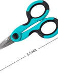 00558 5-1/2-Inch Proseries Heavy Duty Scissors with Power Notch , Teal
