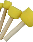 20 Pcs round Sponges Brush Set, 4 Sizes Paint Tools for Kids