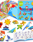 Origami Kit for Kids Ages 5-8 8-12, with Guiding Book, 98 Sheets Paper with 47 Patterns, DIY Art and Craft Projects, Beginners Children'S Day Gift Boy Girl