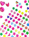 2000+ Stick on Earrings 3D Gem Stickers Earrings Self-Adhesive Glitter Craft Crystal Stickers Girls Sticker Earrings, Crystal Sparkle Stickers for Girls Kids Children(10 Sheets)