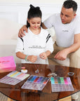 Glass Beads Bracelet Making Kit, 3000 Pcs 72 Colors 6 Mm Crystal Glass Beads for Jewelry Making, Glass Beads Kits for Beginners DIY Earrings Necklaces Rings Crafts Party Gifts