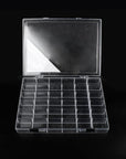 36 Grids Clear Plastic Organizer Box, Craft Storage Container for Beads Organizer, Art DIY, Crafts Jewelry Storage, Fishing Tackles, Rock Collection, 1 Pack