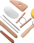 40PCS Pottery Tool Set Clay Sculpting Modeling Tools