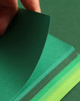 25 Sheets Cardstock Paper, 8.5 X 11 Color Cardstock Paper 250Gsm Thick Craft Paper for Card Making, Scrapbooking, Back to School Supplies, Gradual Change Green