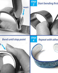 EZ Bender - Metal Elements - Made of Hardened Steel - 7 X 1 X 1.25 Inches - Tool for Making Cuff Bracelets - Create Perfectly Curved Bracelets without a Mallet