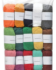 ® Little Crafties™ 20 Assorted Acrylic Yarn Skeins 63Yd Each for Knitting and Crochet Projects , Multipack Starter Kit