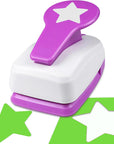 2 Inch Tab Paper Punch, Tab Punch for Paper Crafts, Tab Hole Punch, Pink Paper Punches for Crafting, File Tab Punches, Tab Craft Punches for Scrapbooking, Planners, Book Tab