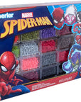 Marvel'S Spider-Man Deluxe Box Fused Bead Kit, 12 Unique Patterns with Pegboard, Multicolor 4453 Pieces