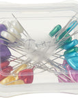 132 Pearlized Pins, Petite, White, 3/4-Inch (150-Count)