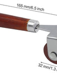 Rubber Brayer, Brayer Ink Roller, Soft Rubber Brayer Roller with Wooden Handle