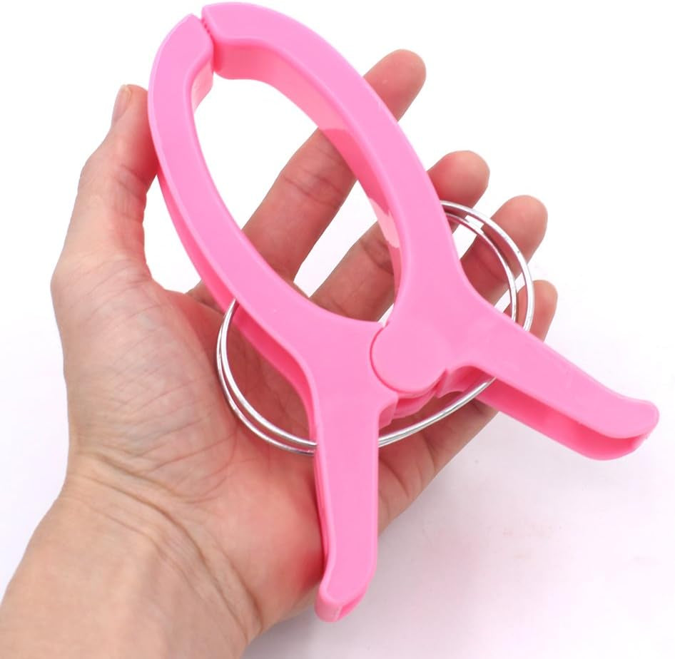 Set of 6 Super Jumbo Plastic Clips for Keeping Towels Sheets Quilts Clothes from Blowing Away
