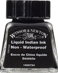 Drawing Ink, 30Ml Bottle, Black Dropper Cap
