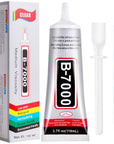 110 Ml B7000 Adhesive Rhinestones Glue for Crafts, B7000 Glue Clear Glue with Glue Spreaders and Dotting Pen Tool, Multipurpose Jewlery Glue for Fabric DIY Craft Makeup Shoes Jewelry Making Nail Art