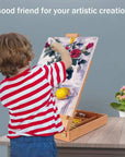 Premium Sketchbox Desktop Art Easel, Tabletop, Wooden for Painting, Student, Artist, Beginner