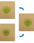 Wax Seal Pen Kit, 4 Pieces Metallic Pen for Decorating Sealing Stamp Wedding Invation Seals