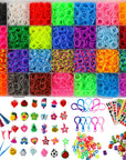 Rubber Band Bracelet Kit, Loom Making Kit for Girl, Loom Bands Refill Kits for Children Boy Girls Gift DIY Friendship Bracelets