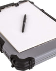 6838AG Sketch Board, Portable Drawing Surface with Internal Art & Craft Storage, Grey